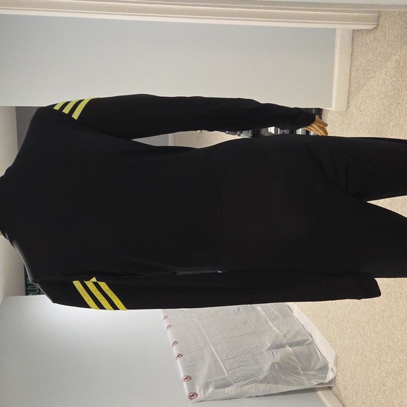 Adidas Black Jumpsuit Stretchy Form-Fitting Design - Picture 10 of 12